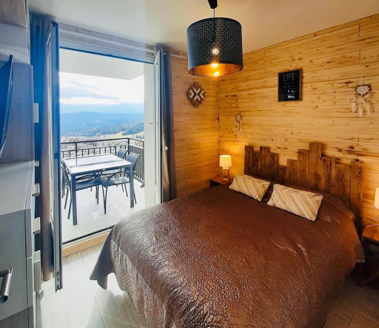 Appartement, Vue Lac Panoramique Avec Terrasse, Parking, Aux Angles 外观 照片